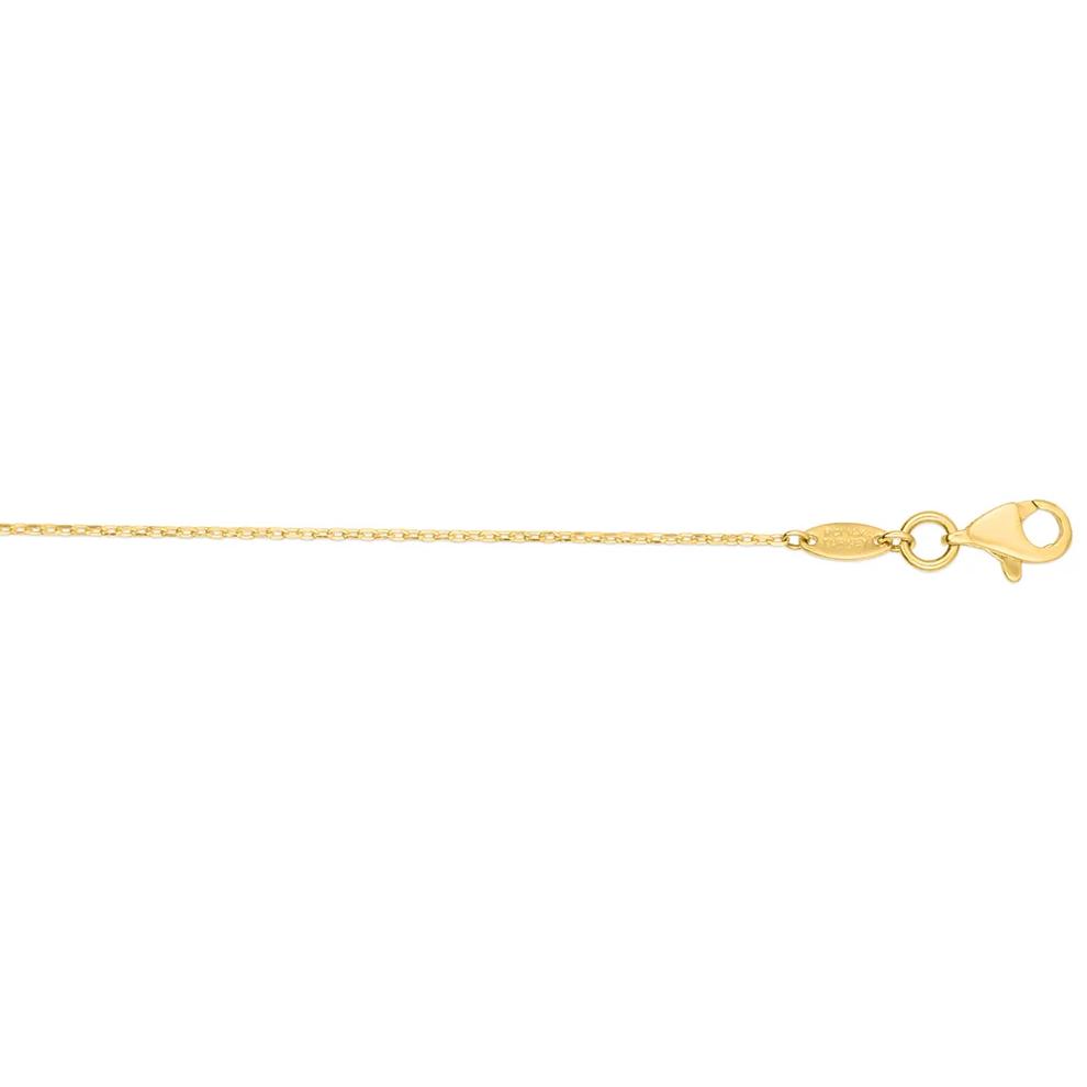 Polished Horn Necklace in 14K Yellow Gold – Image 3 of 3