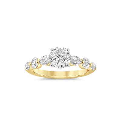 1 ct. tw. Lab Grown Diamond Semi-Mount Engagement Ring in 14K Yellow Gold (Setting Only)
