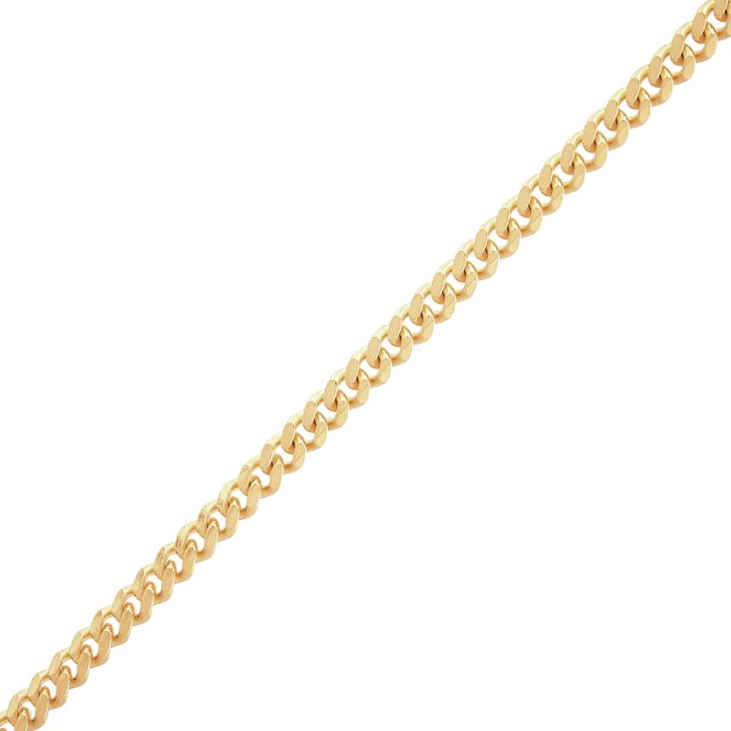 Cuban Chain Necklace in Vermeil, 3.6MM, 17&quot; – Image 2 of 4