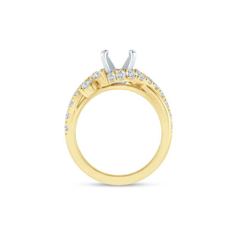 Lab Grown Diamond Semi-Mount in 14K Yellow Gold (1 ct. tw.) – Image 4 of 6