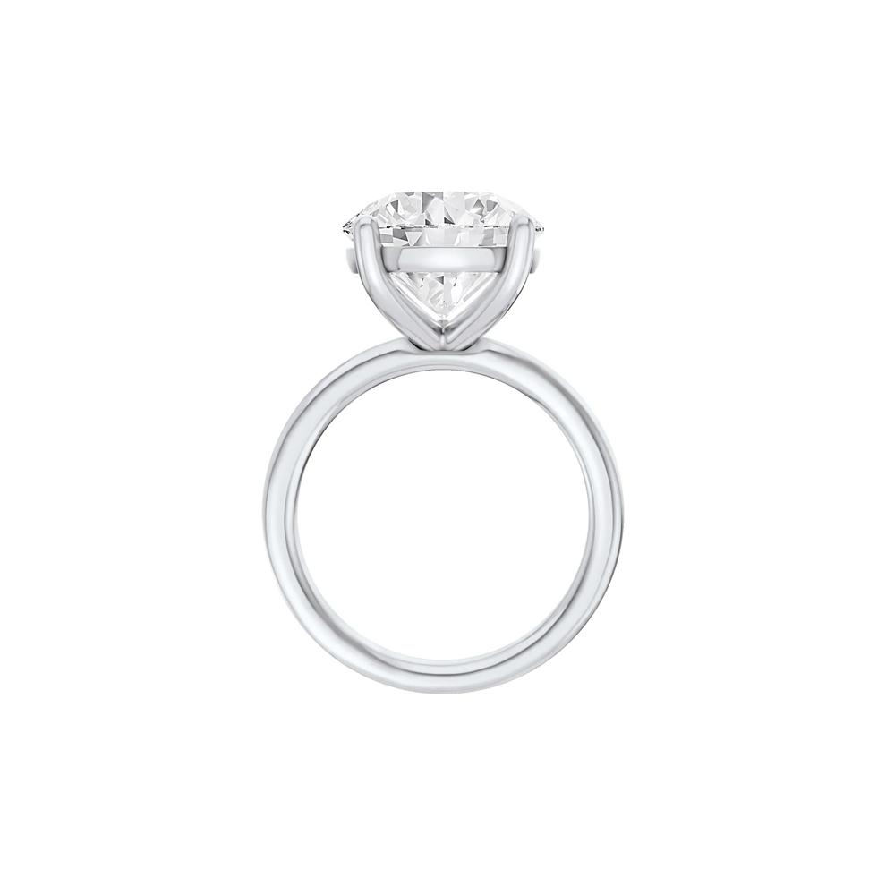 Lab Grown Diamond Round Solitaire Ring in Platinum (6 ct.) – Image 2 of 4