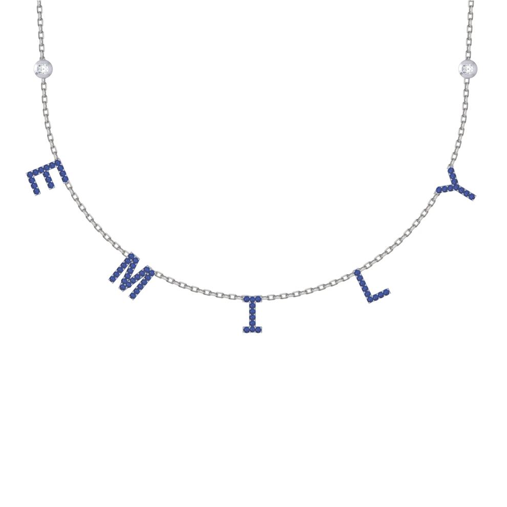 85300 PERSONALIZED GEMS BY THE YARD NECKLACE – Image 1 of 1