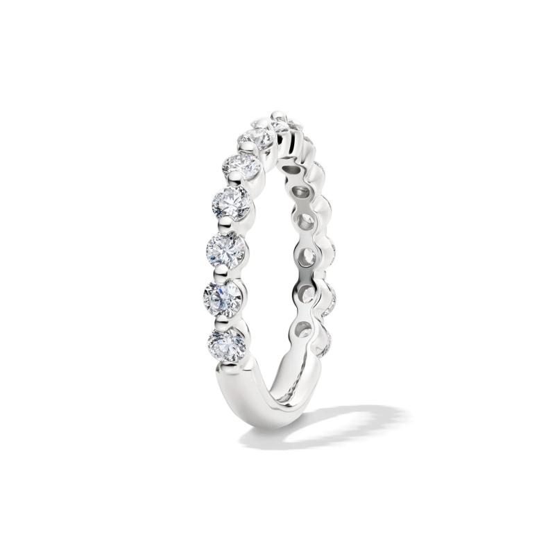 Platinum Lab Grown Diamond Shared-Prong Band &#40;1 ct. tw.&#41;  – Image 3 of 4