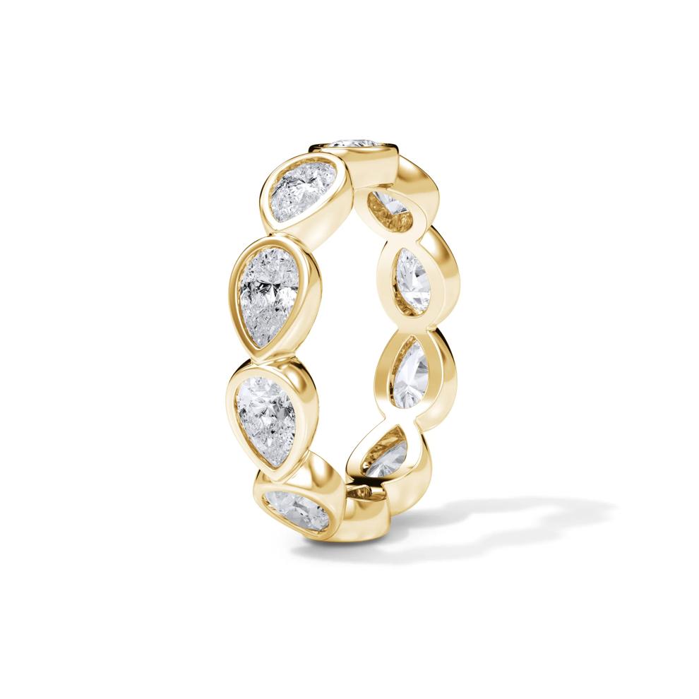 Lab Grown Diamond Bezel-Set Eternity Band in 14K Yellow Gold (2 1/4 ct. tw.) – Image 3 of 4