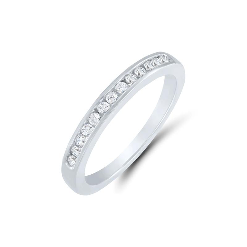 Composite Diamond Engagement Ring Set in 10K White Gold &#40;1 ct. tw.&#41; – Image 5 of 5