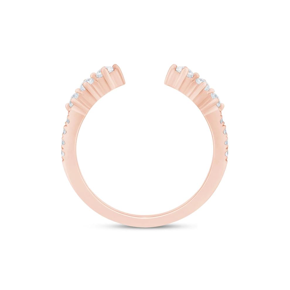 Lab Grown Diamond Open Band in 14K Rose Gold (1/3 ct. tw.) – Image 2 of 3