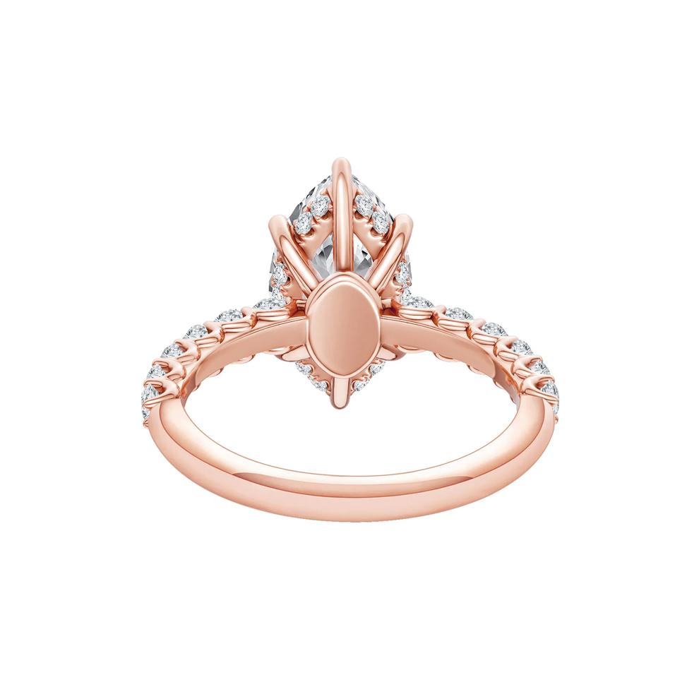 Lab Grown Diamond Engagement Ring in 14K Rose Gold (3 5/8 ct. tw.) – Image 4 of 4