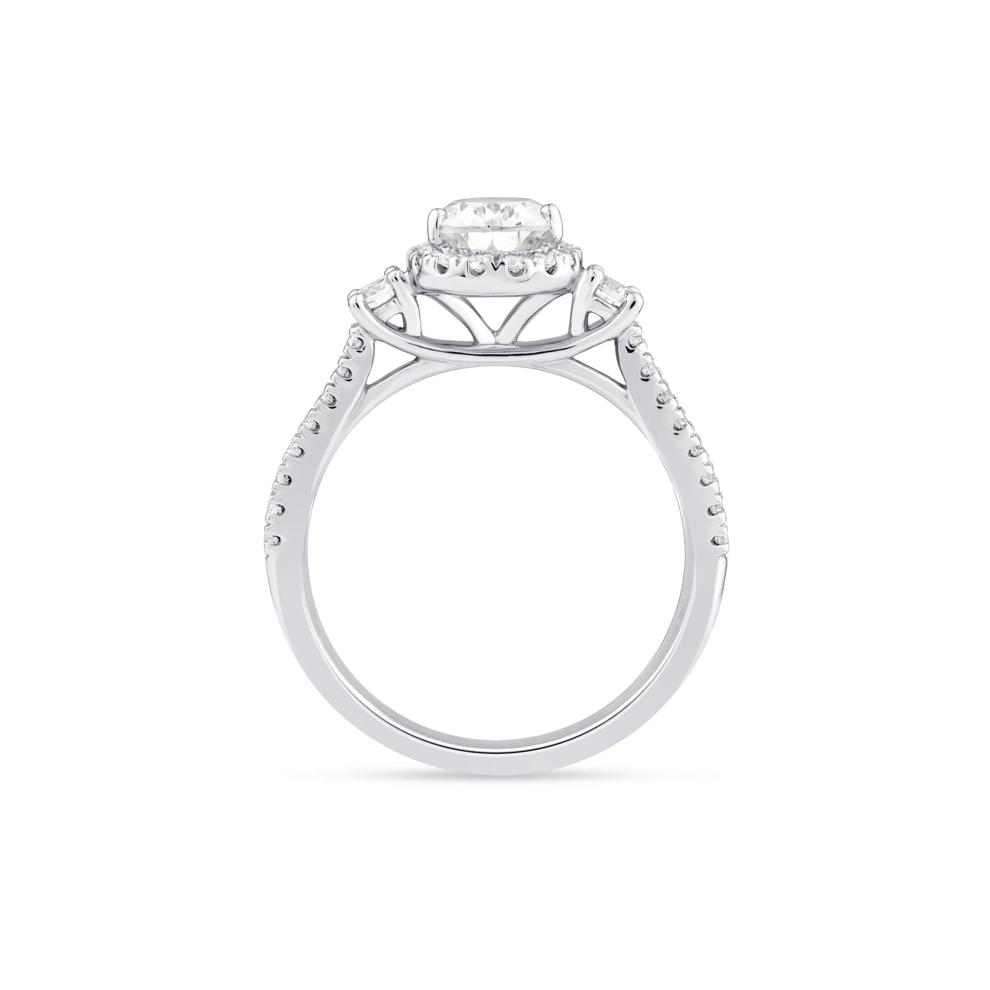 Lab Grown Diamond Pear-Shaped Engagement Ring in 10K White Gold (1 1/5 ct. tw.) – Image 2 of 3