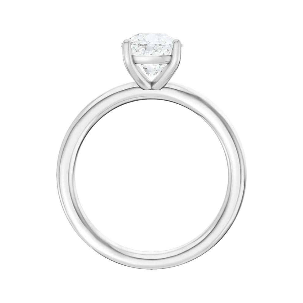 Lab Grown Diamond Elongated Cushion-Cut Engagement Ring in Platinum (1 1/2 ct. tw.) – Image 2 of 4
