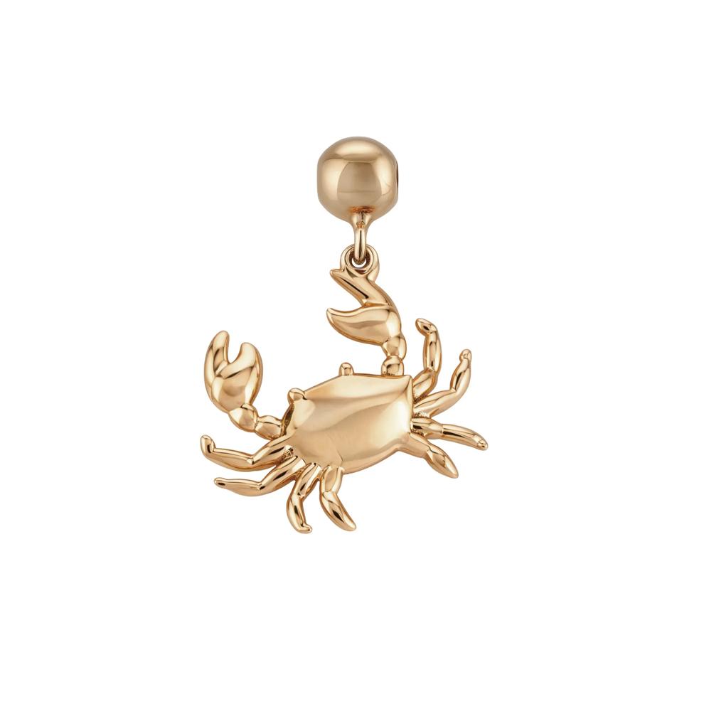 Crab Bead Charm in Vermeil – Image 1 of 2