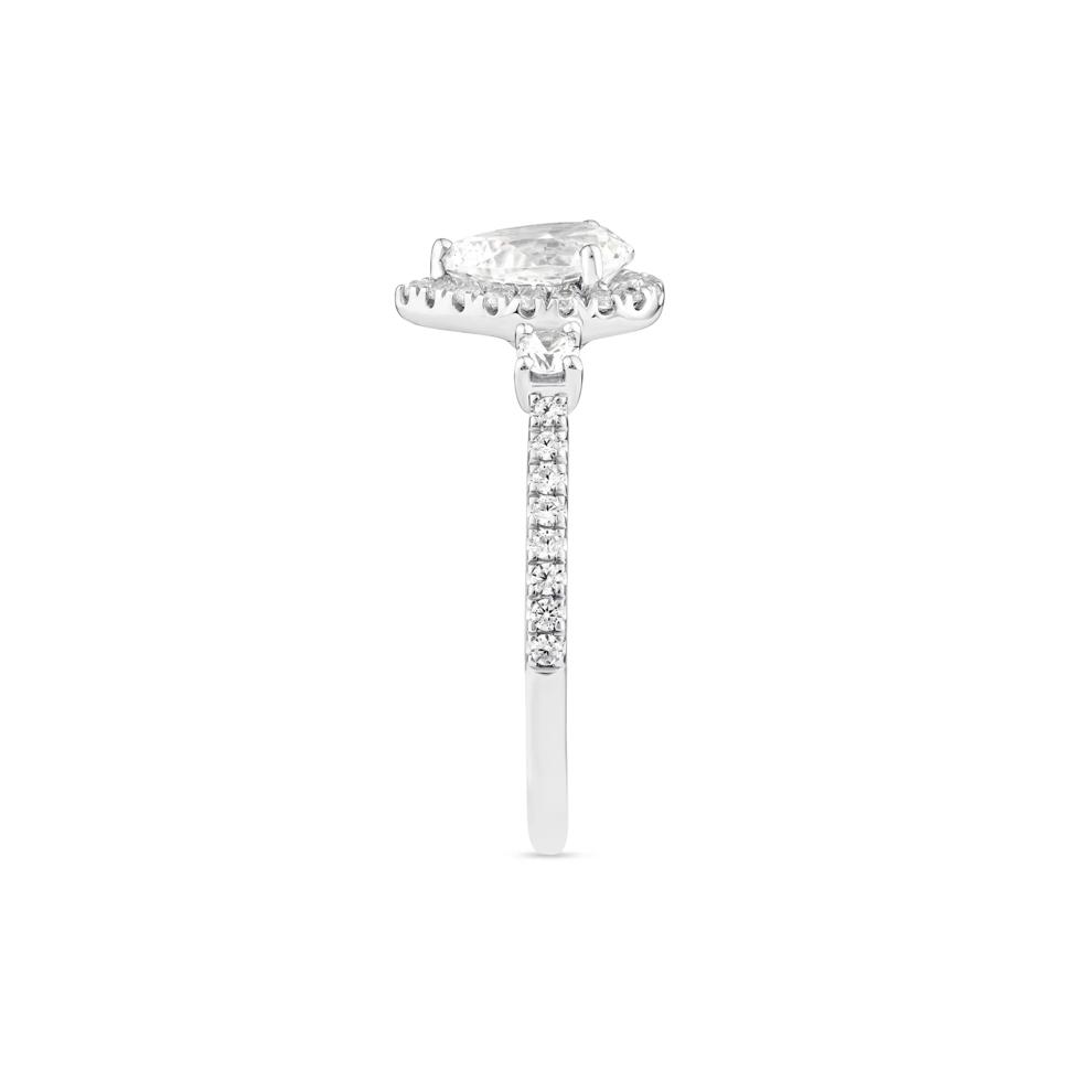 Lab Grown Diamond Pear-Shaped Engagement Ring in 10K White Gold (1 1/5 ct. tw.) – Image 3 of 3