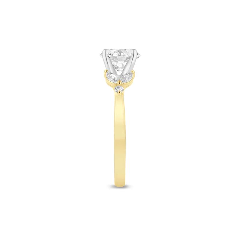 Lab Grown Diamond Semi-Mount in 14K Yellow Gold &#40;1/3 ct. tw.&#41; &#40;Setting Only&#41; – Image 6 of 6