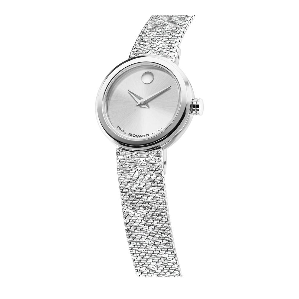 Ladies' Museum Velura Mini Watch in Stainless Steel and Milanese Mesh – Image 2 of 3