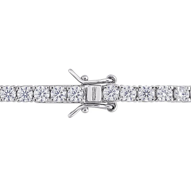 Moissanite Tennis Bracelet in Sterling Silver &#40;5 5/8 ct. dew&#41; – Image 3 of 4