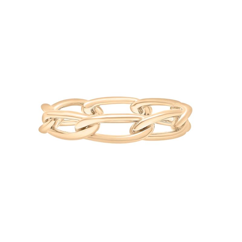 Open Link Ring in Vermeil – Image 1 of 7