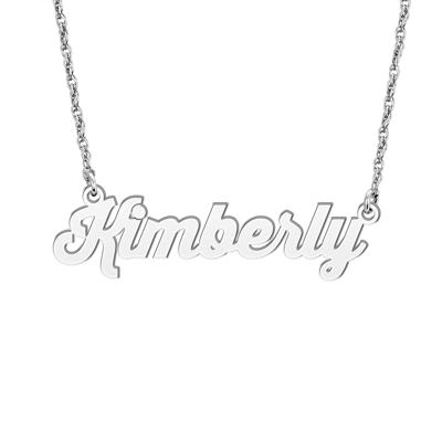 Personalized Cursive Nameplate Necklace