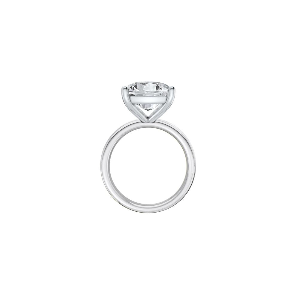Lab Grown Diamond Elongated Cushion-Cut Engagement Ring in Platinum (8 ct. tw.) – Image 2 of 4