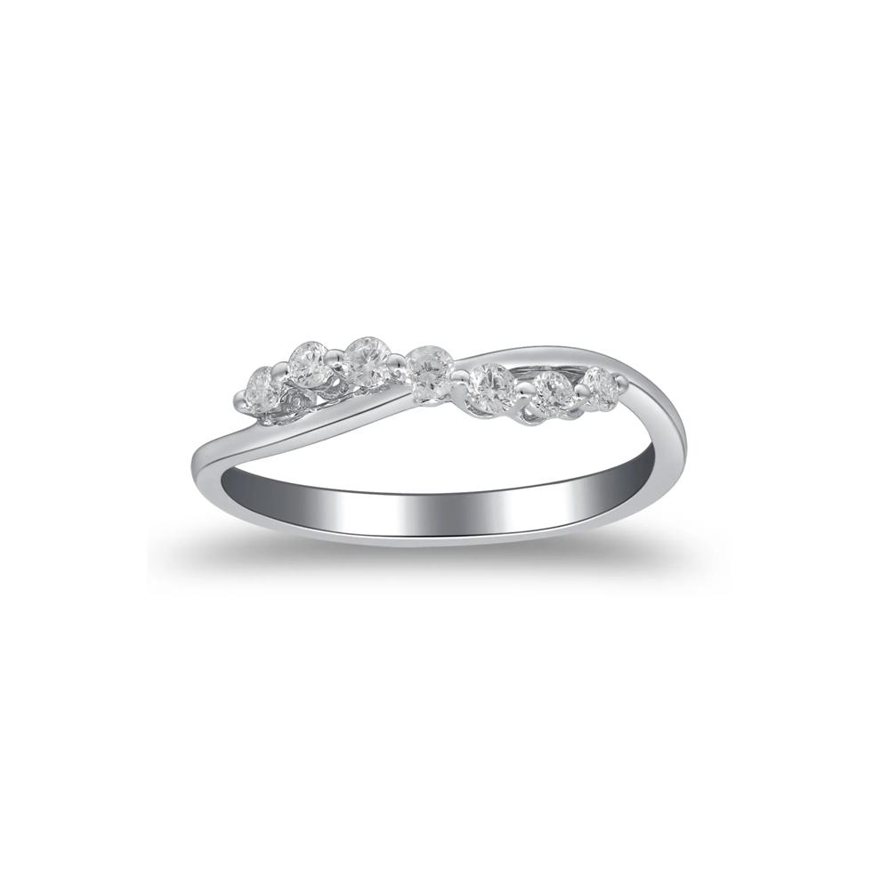 Diamond Ring in 10K White Gold (1/5 ct. tw.) – Image 1 of 5