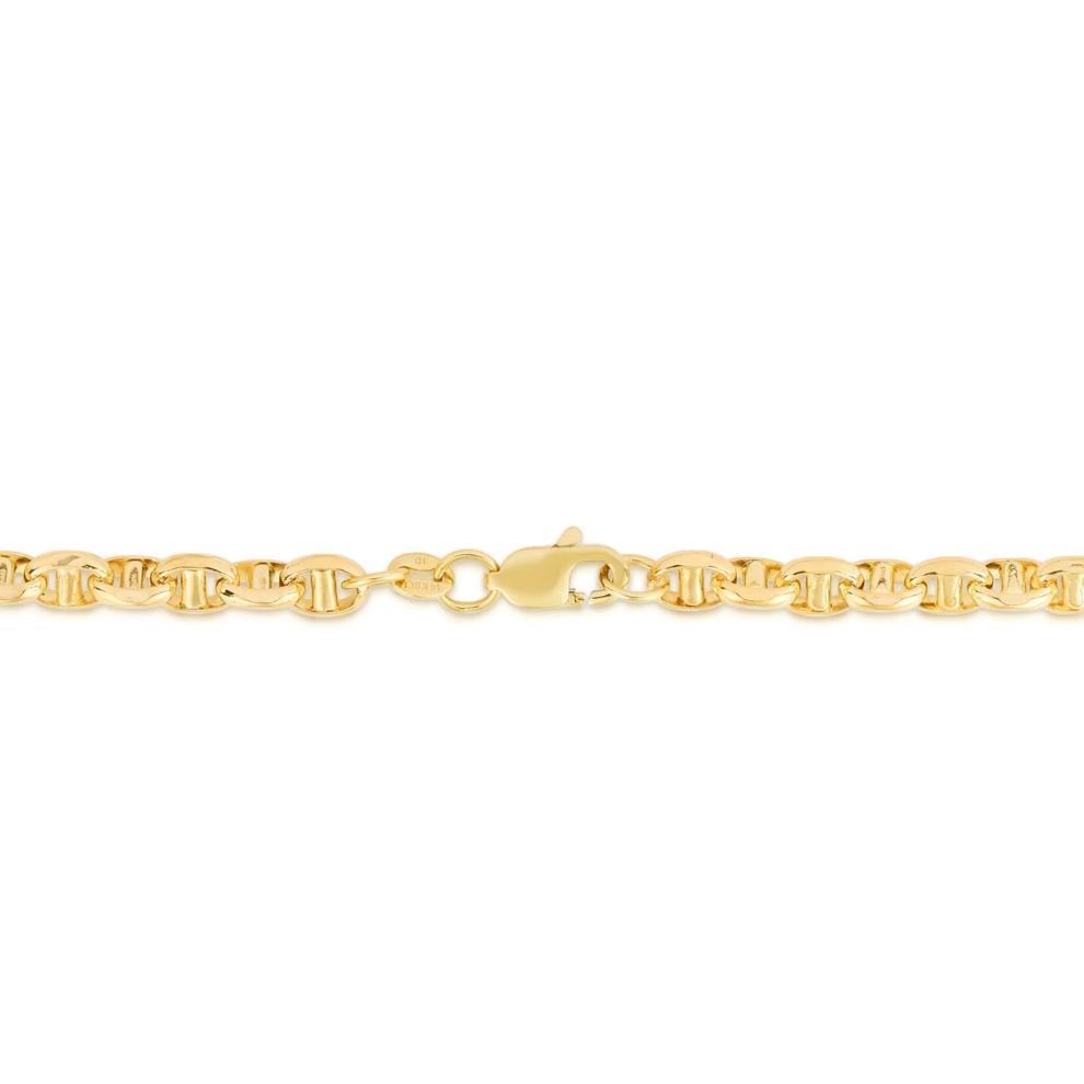 Men's Mariner Chain in 14K Yellow Gold, 22", 4.5MM – Image 4 of 4