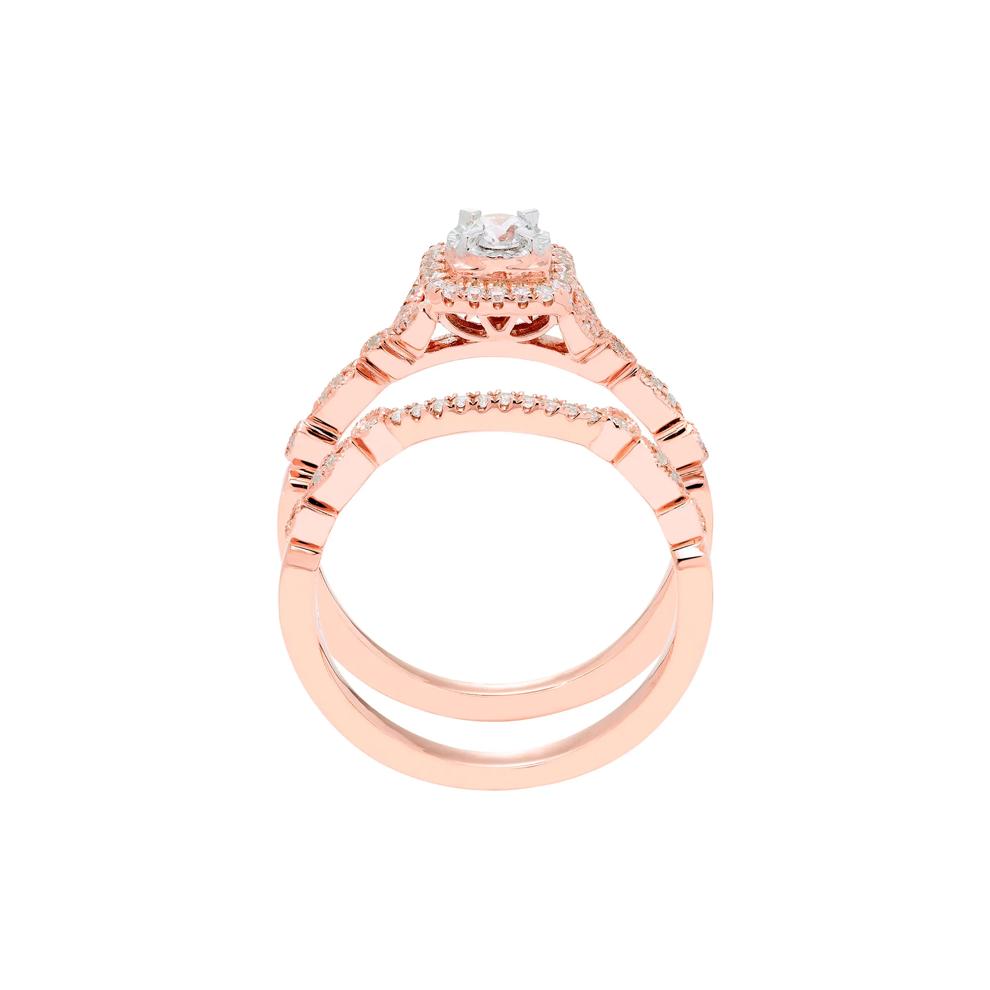 Diamond Engagement Set in 10K Rose Gold (3/8 ct. tw.) – Image 2 of 4