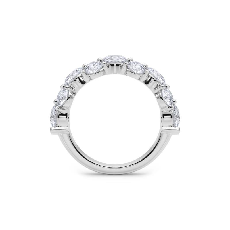 Staggered Diamond Band in Platinum &#40;1 7/8 ct. tw.&#41; – Image 2 of 5