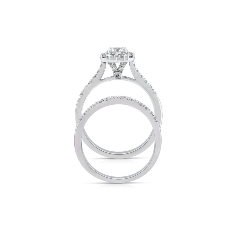 Lab Grown Diamond Engagement Ring Set in 10K White Gold &#40;1 ct. tw.&#41;  – Image 2 of 6