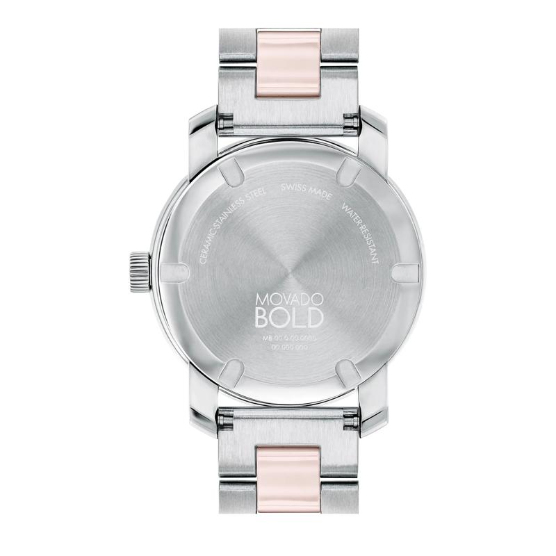 Ladies&rsquo; Ceramic Watch in Stainless Steel and Ceramic – Image 3 of 3