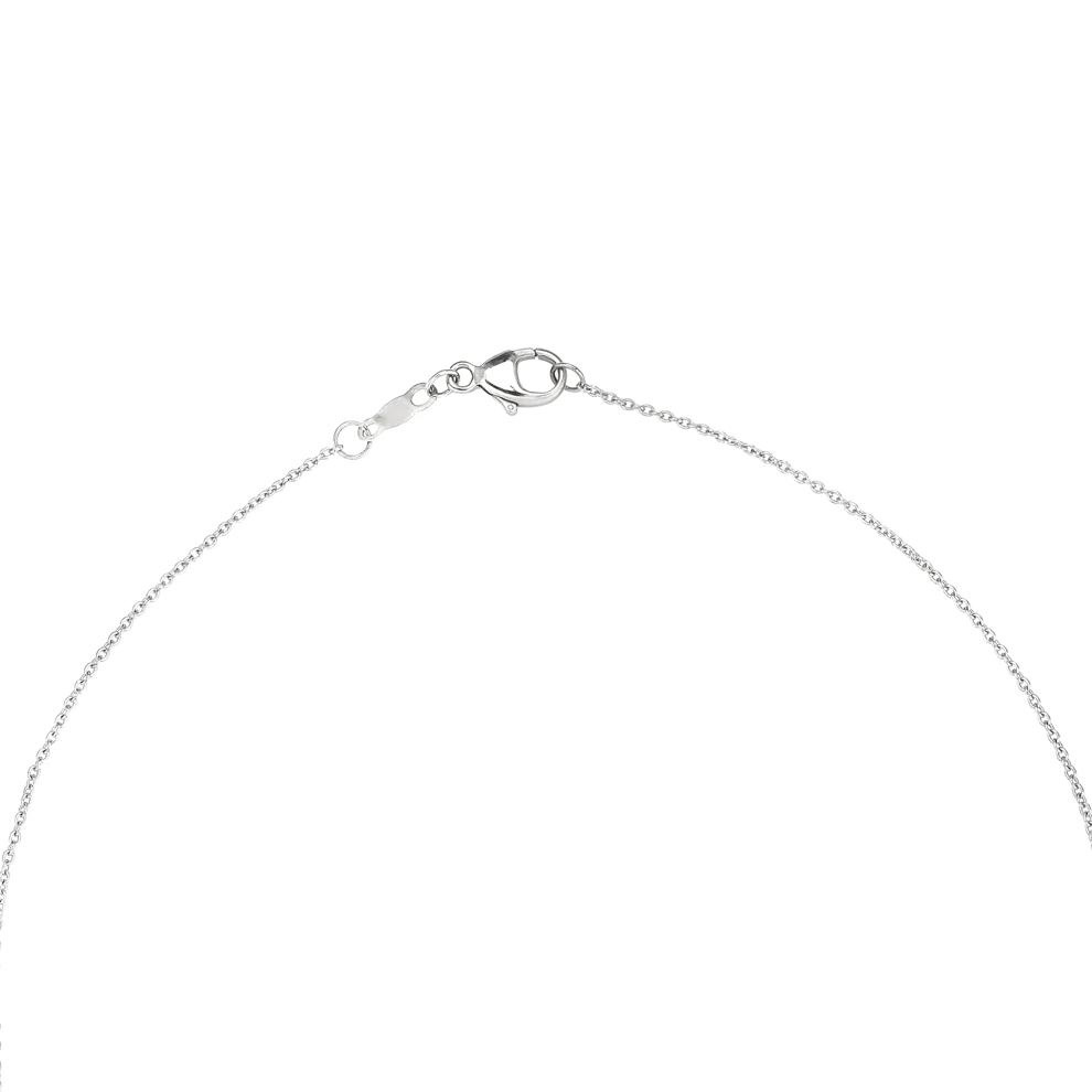 Freshwater Cultured Pearl &amp; Diamond Accent Leafy Necklace in Sterling Silver – Image 2 of 4