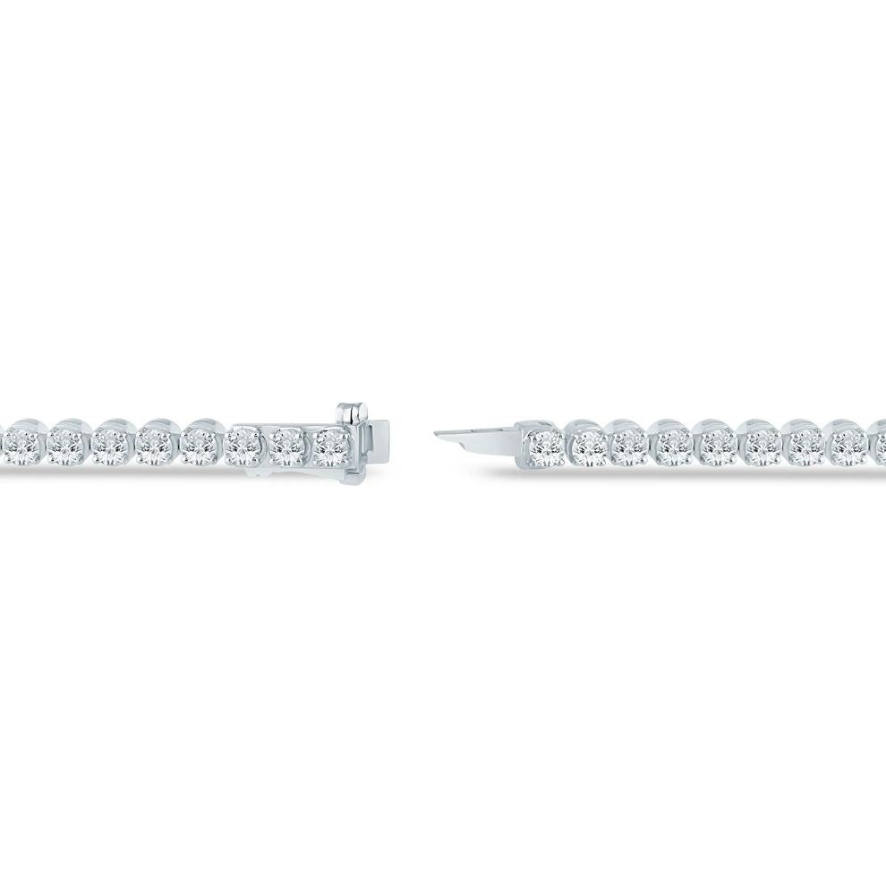Diamond Tennis Bracelet in 10K White Gold (7 ct. tw.) – Image 2 of 2