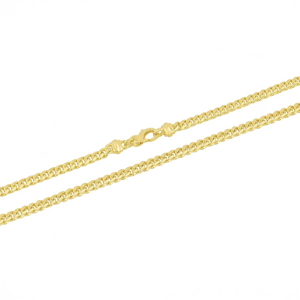 Men's Curb Chain in Vermeil, 5MM, 22" – Image 2 of 3