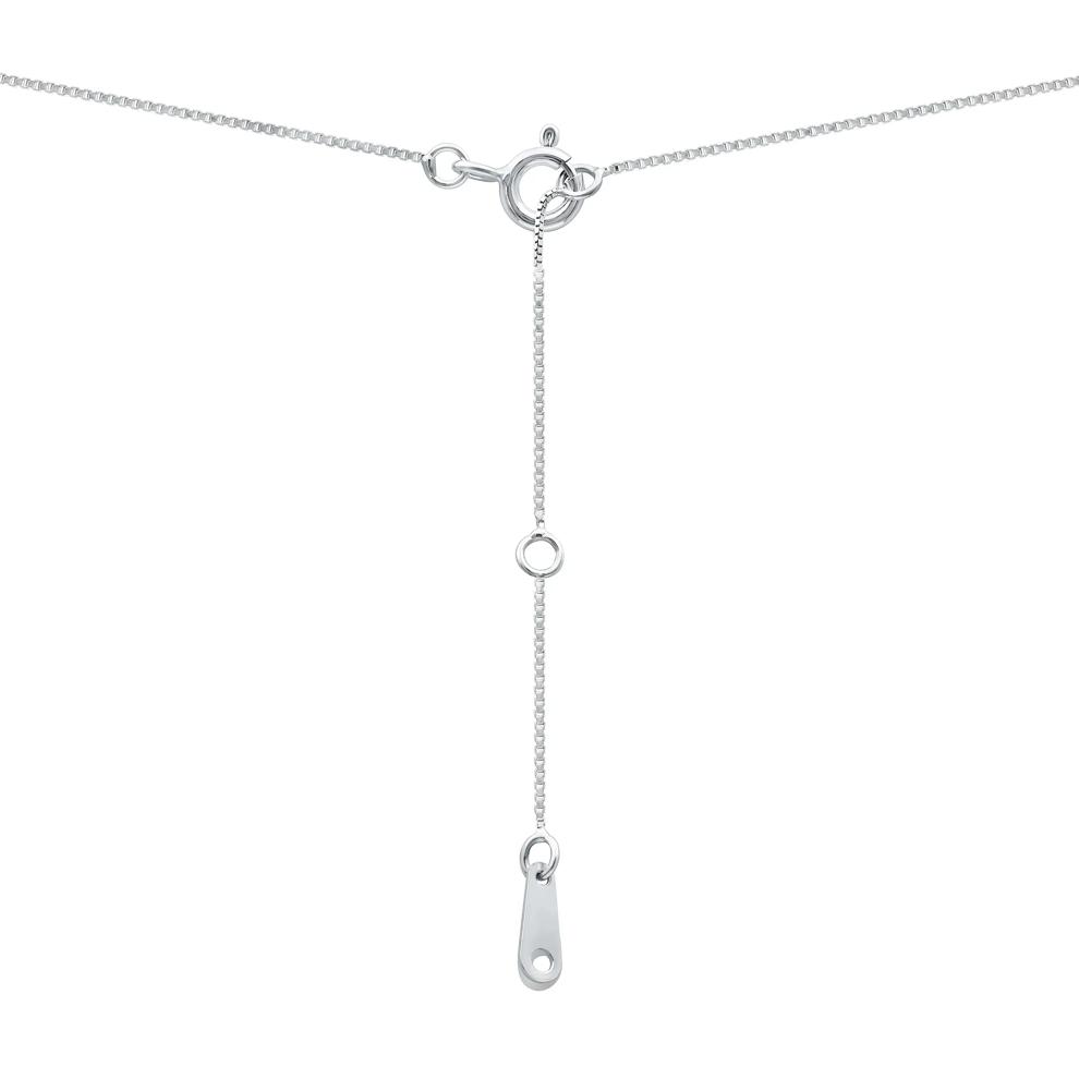 Lab Grown Diamond Halo Pendant in 14K White Gold (3/4 ct. tw.) – Image 4 of 4