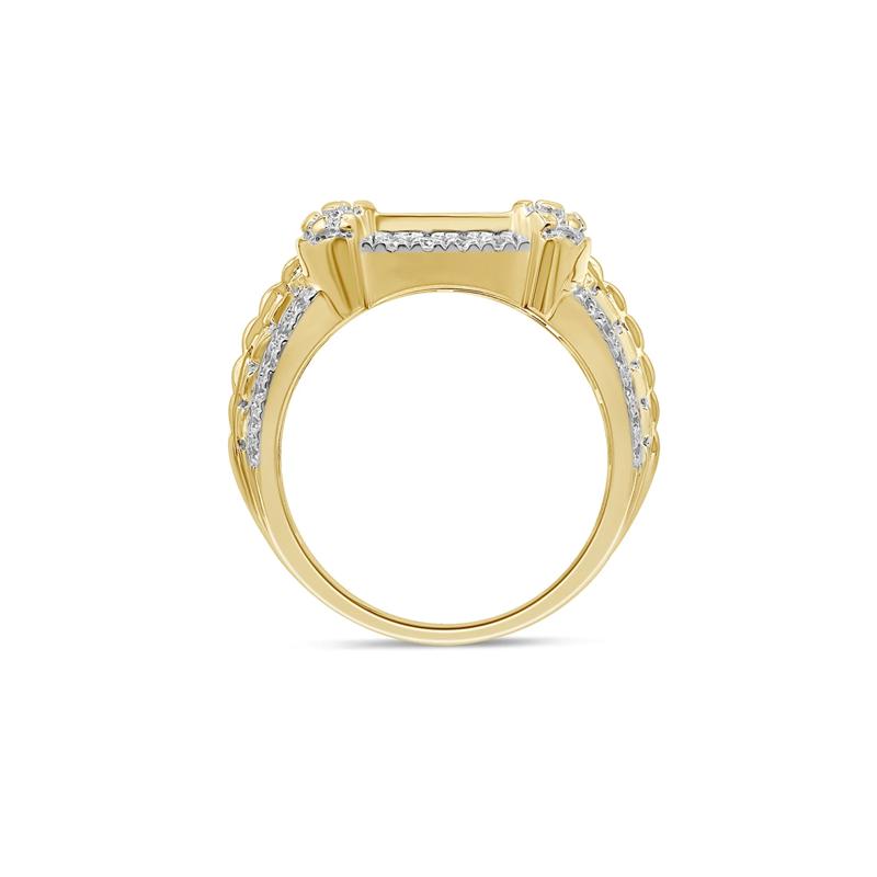 2 1/2 ct. tw. Diamond Ring in 10K Yellow Gold – Image 2 of 3