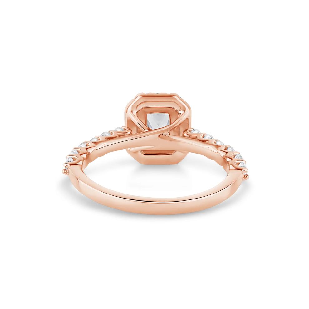 Radiant-Cut Diamond Engagement Ring in 14K Rose Gold (1 ct. tw.) – Image 4 of 4