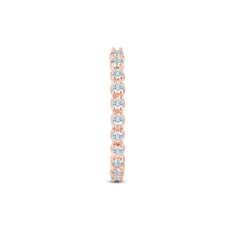 Lab Grown Diamond Open Anniversary Band in 14K Rose Gold (5/8 ct. tw.) – Image 3 of 3