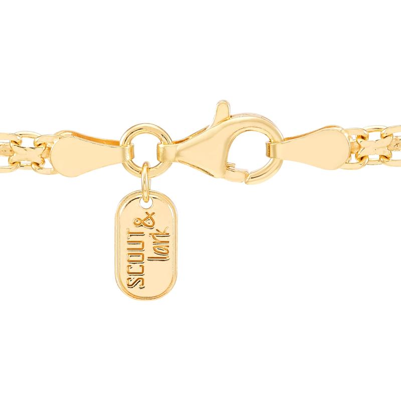 Bismark Chain in Vermeil, 18&quot; – Image 3 of 3