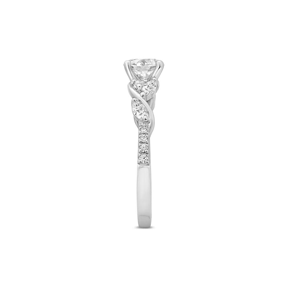 1/3 ct. tw. Diamond Semi-Mount Engagement Ring in 14K Gold (Setting Only) – Image 5 of 6