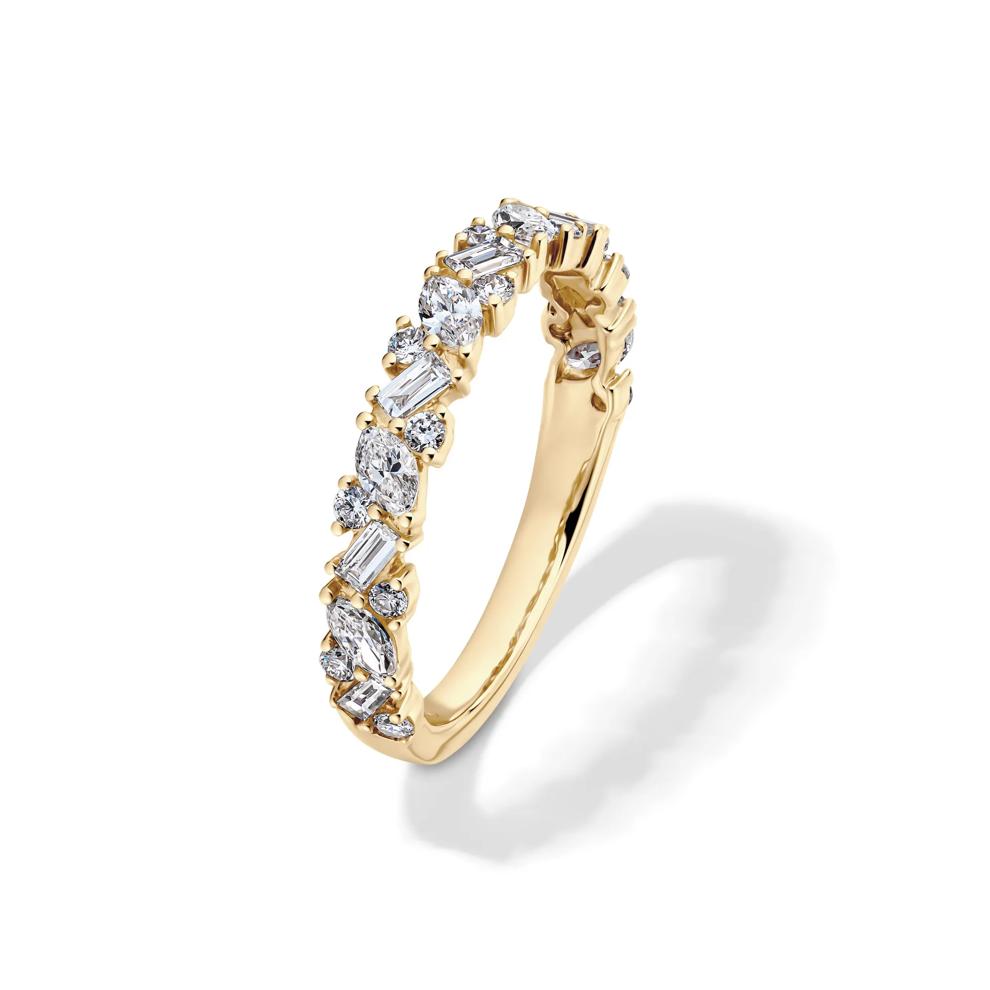 Lab Grown Diamond Anniversary Band in 14K Yellow Gold (3/4 ct. tw.) – Image 4 of 4