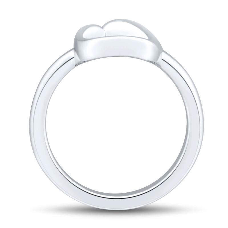 Graduated Open Oval Ring in Sterling Silver – Image 2 of 3