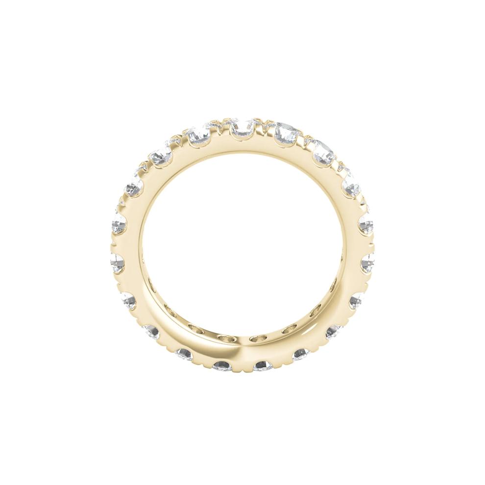 Diamond Wedding Band with Eternity Setting in 14K Yellow Gold (3 ct. tw.) – Image 2 of 3