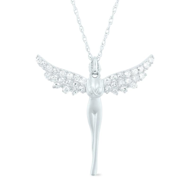Diamond Angel Pendant in 14K Gold (1/4 ct. tw.) – Image 1 of 1