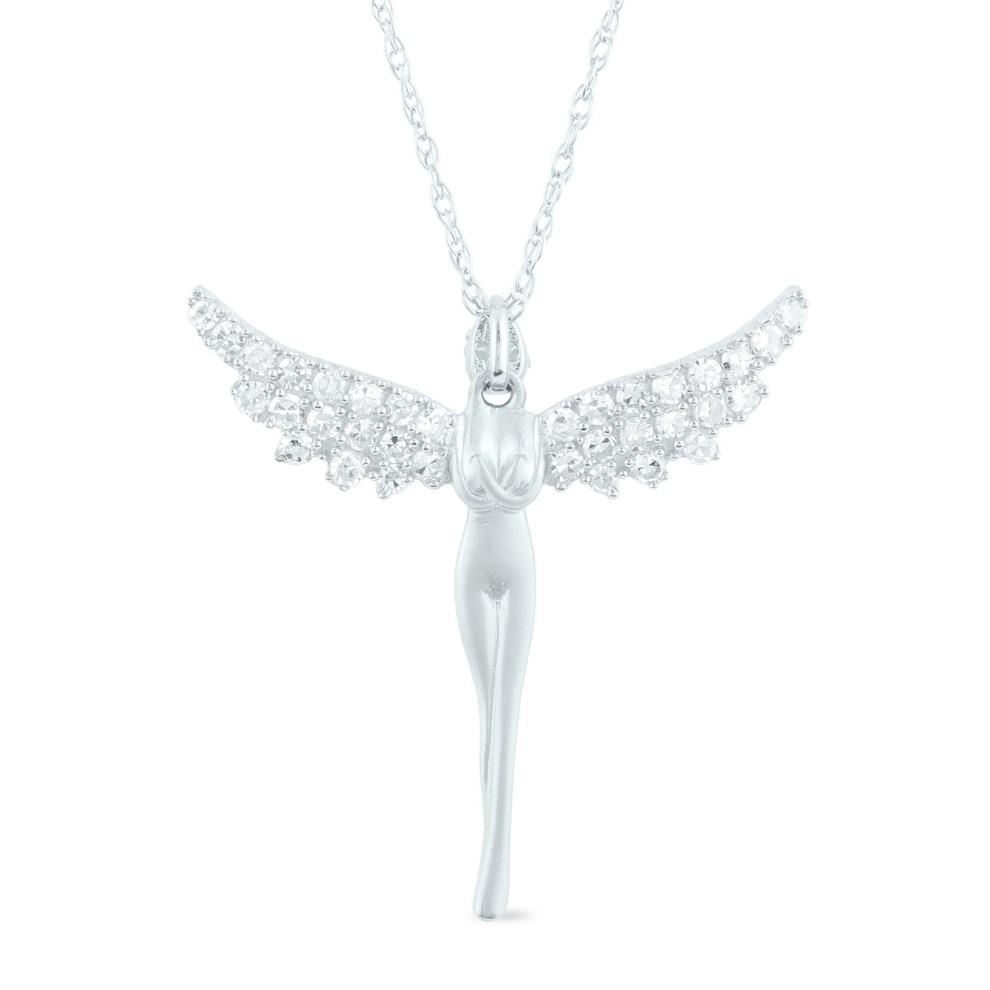 Diamond Angel Pendant in 14K Gold (1/4 ct. tw.) – Image 1 of 1