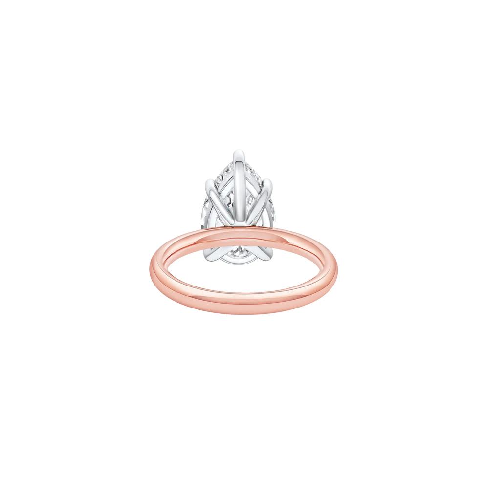 Lab Grown Diamond Pear-Shaped Solitaire Ring – Image 4 of 4