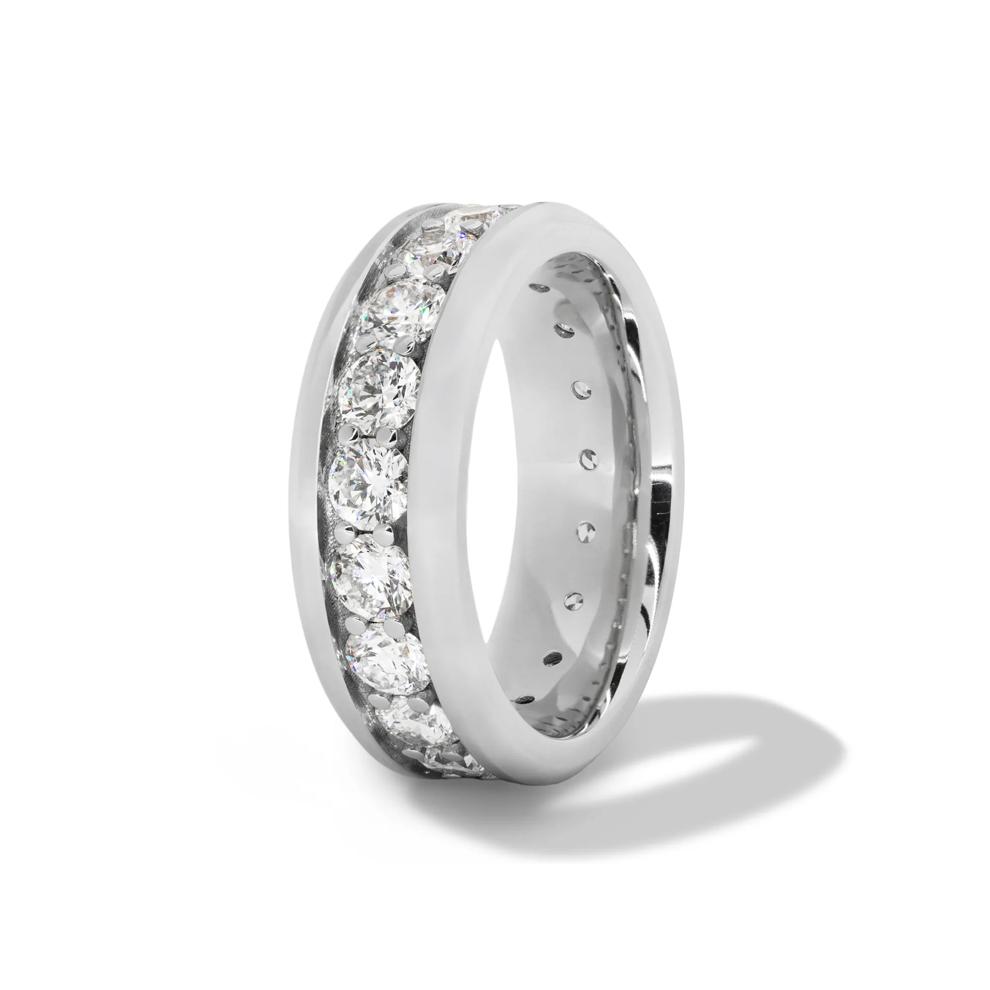 Men's Diamond Eternity Band in 14K White Gold (2 1/2 ct. tw.) – Image 3 of 4