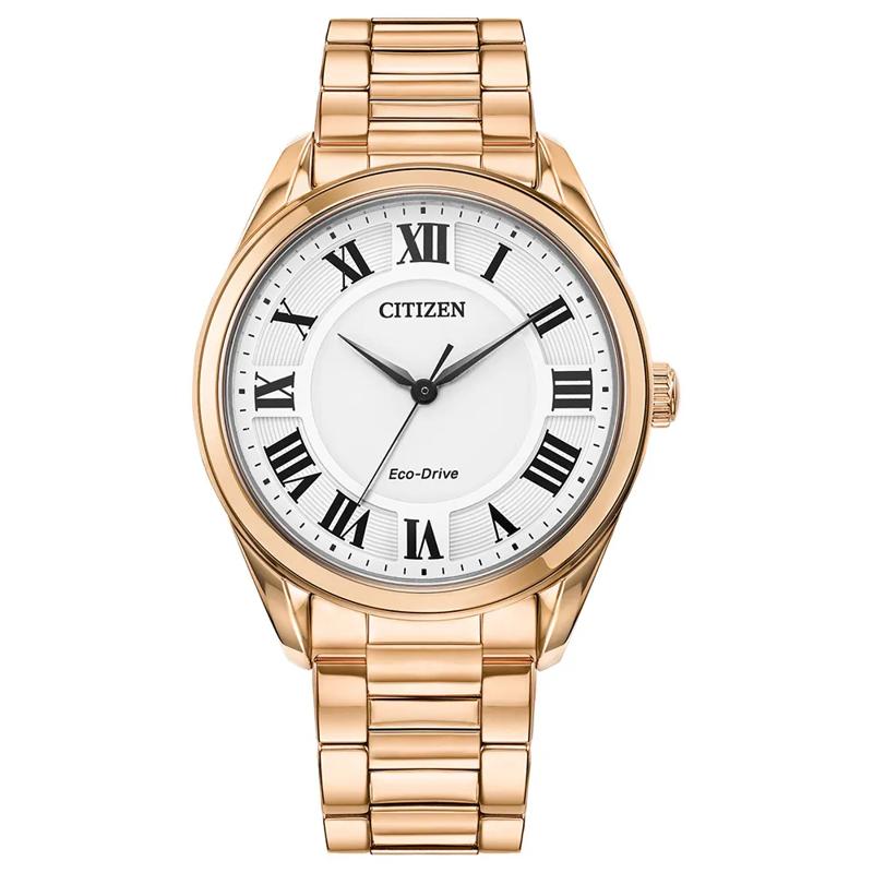 Arezzo Women&rsquo;s Watch in Rose Gold-Tone Ion-Plated Stainless Steel – Image 1 of 3