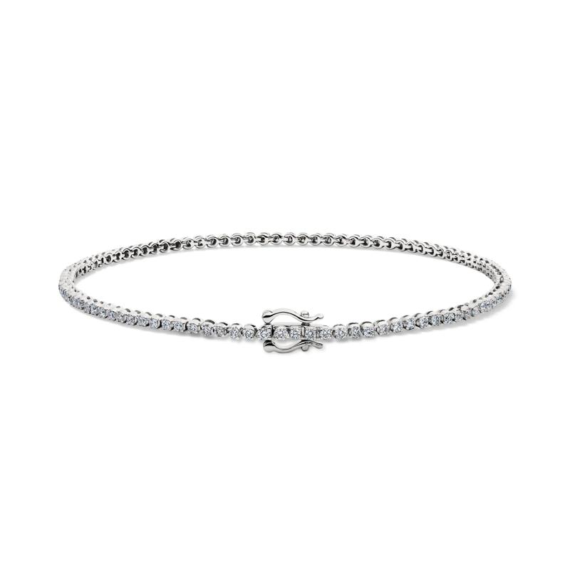Lab Grown Diamond Tennis Bracelet in 14K White Gold (1 ct. tw.) – Image 2 of 2