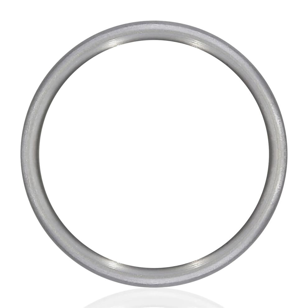 Men&rsquo;s Barrel Script Wedding Band in 14K Gold &amp; Tantalum, 7.5MM  – Image 2 of 3