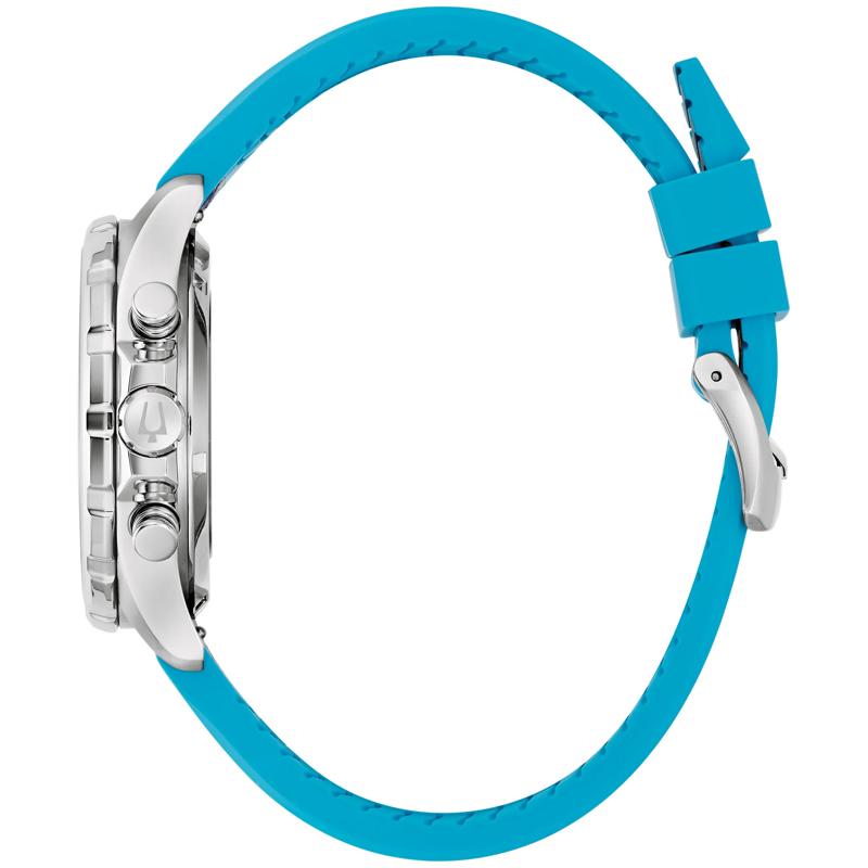 Men&#39;s E1 Team Miami Watch With Blue Leather and Silicone Strap. – Image 2 of 3