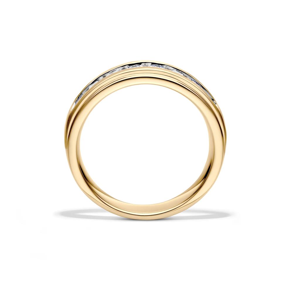 Men's Lab Grown Diamond Channel-Set Band in 10K Yellow Gold (1 ct. tw.) – Image 2 of 4