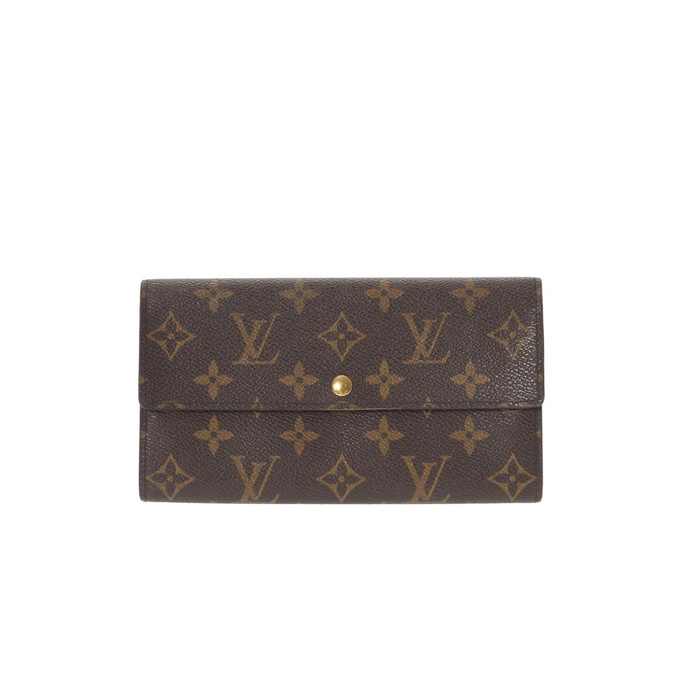 Pre-Owned Louis Vuitton Porte Monnaie Credit Wallet – Image 1 of 10