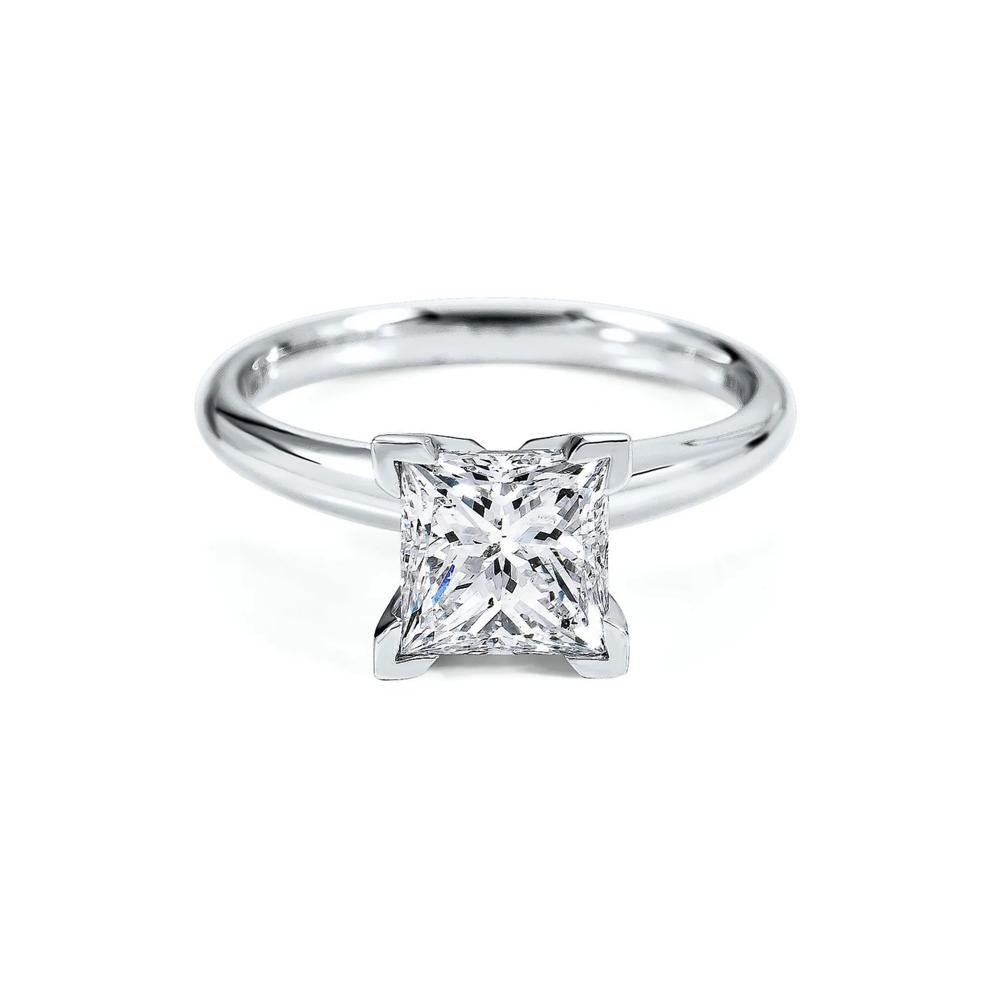 2 ct. tw. Prima Diamond Solitaire Engagement Ring in 14K White Gold – Image 1 of 2